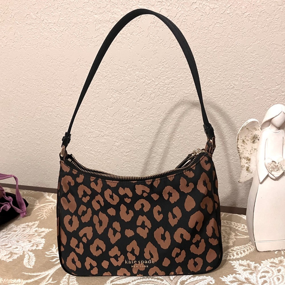 Leopard Print Shoulder Bag by Kate Spade